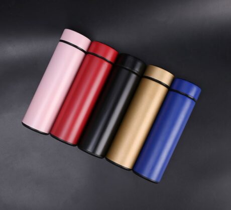 LED temperature display flask