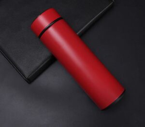 LED temperature display flask