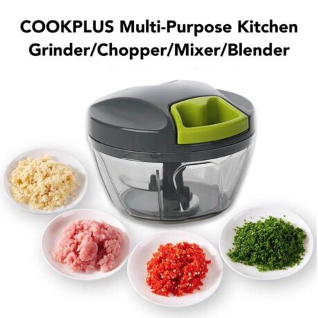 Pull string food chopper