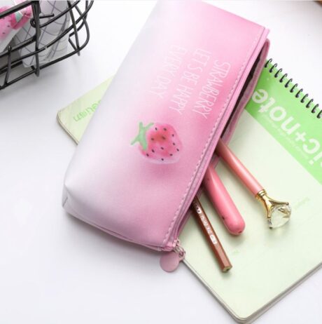 Pencil case strawberry