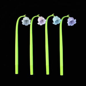 Fancy silicone pen lily flower