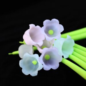 Fancy silicone pen lily flower