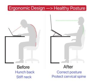 Foldable laptop stand