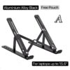 Foldable laptop stand