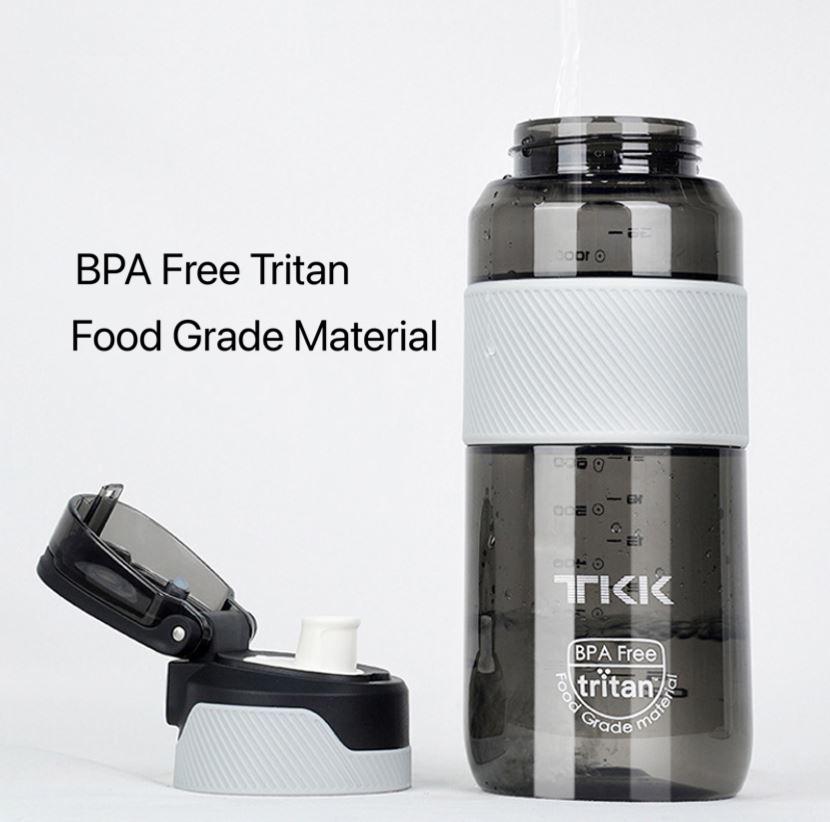 TKK Sports Water Bottles with Removable Straw 34 oz Leak-proof Flip Top Lid  BPA Free Tritan Bottles …See more TKK Sports Water Bottles with Removable