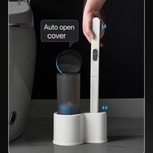 Disposable toilet bowl brush
