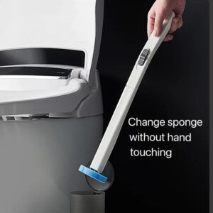 Disposable toilet bowl brush
