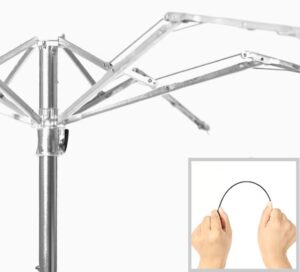 Foldable umbrella anti-UV
